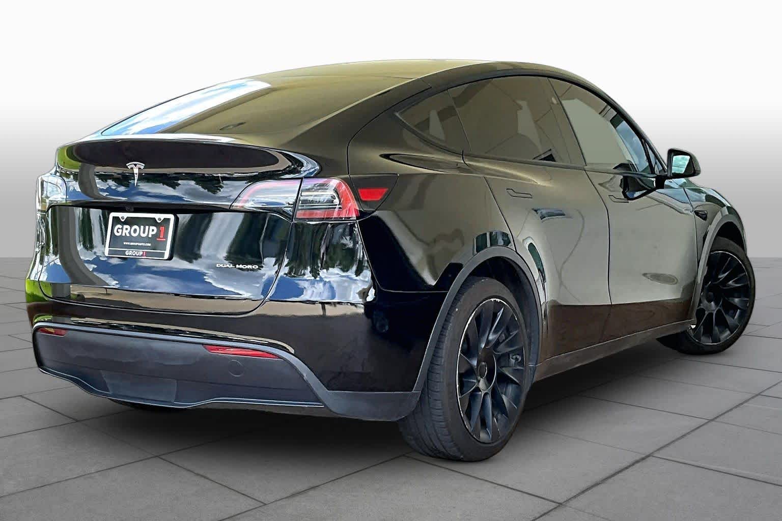 2023 Tesla Model Y Long Range Solid Black at AutoNation USA Katy