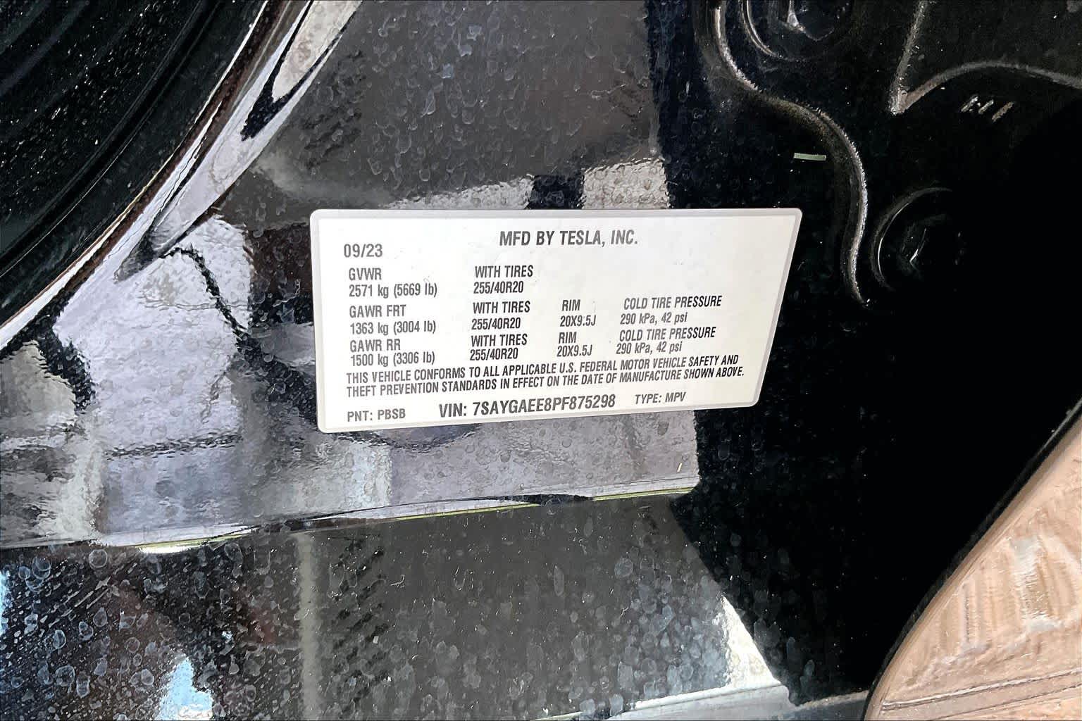 2023 Tesla Model Y Long Range Solid Black at AutoNation USA Katy