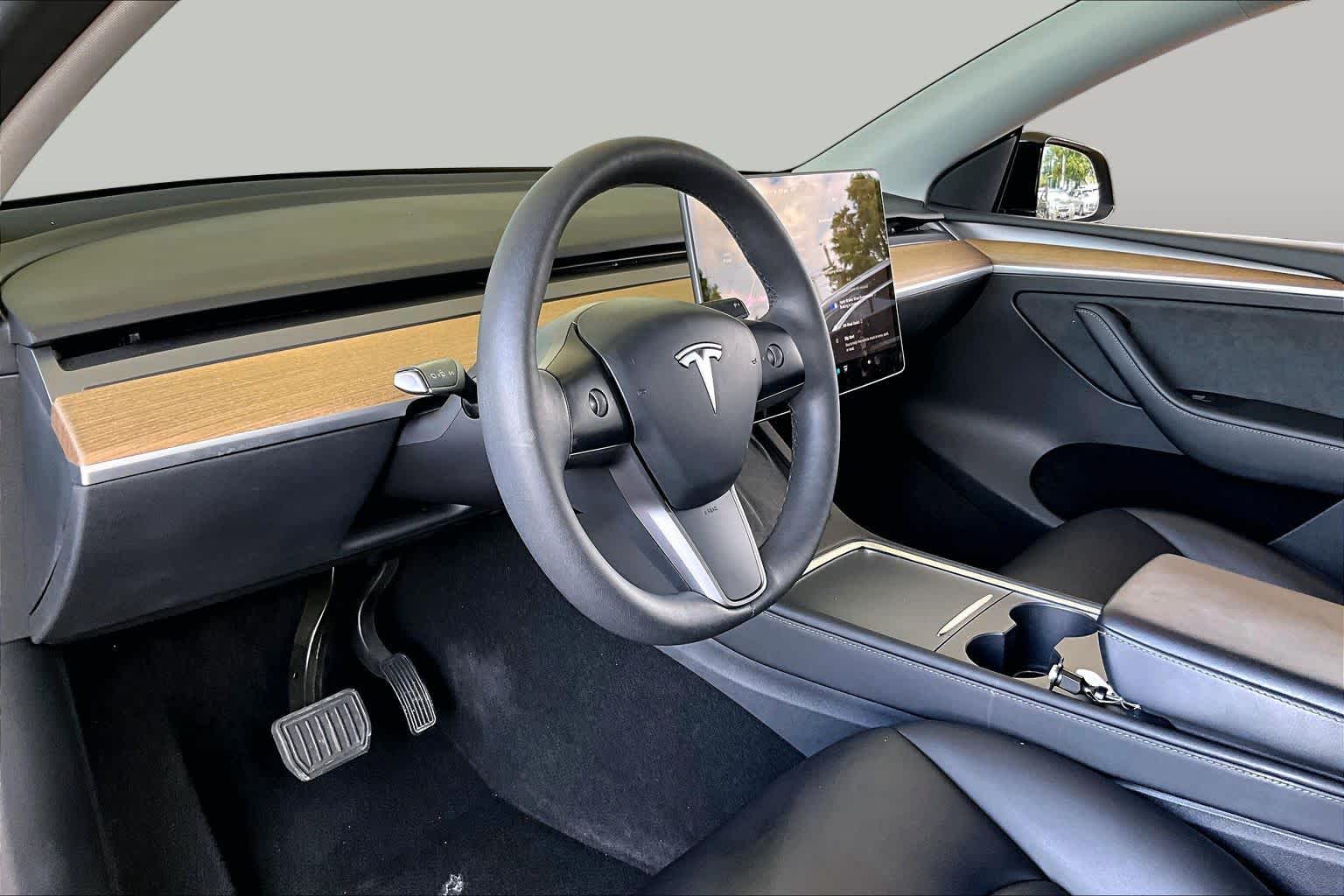 2023 Tesla Model Y Long Range Solid Black at AutoNation USA Katy