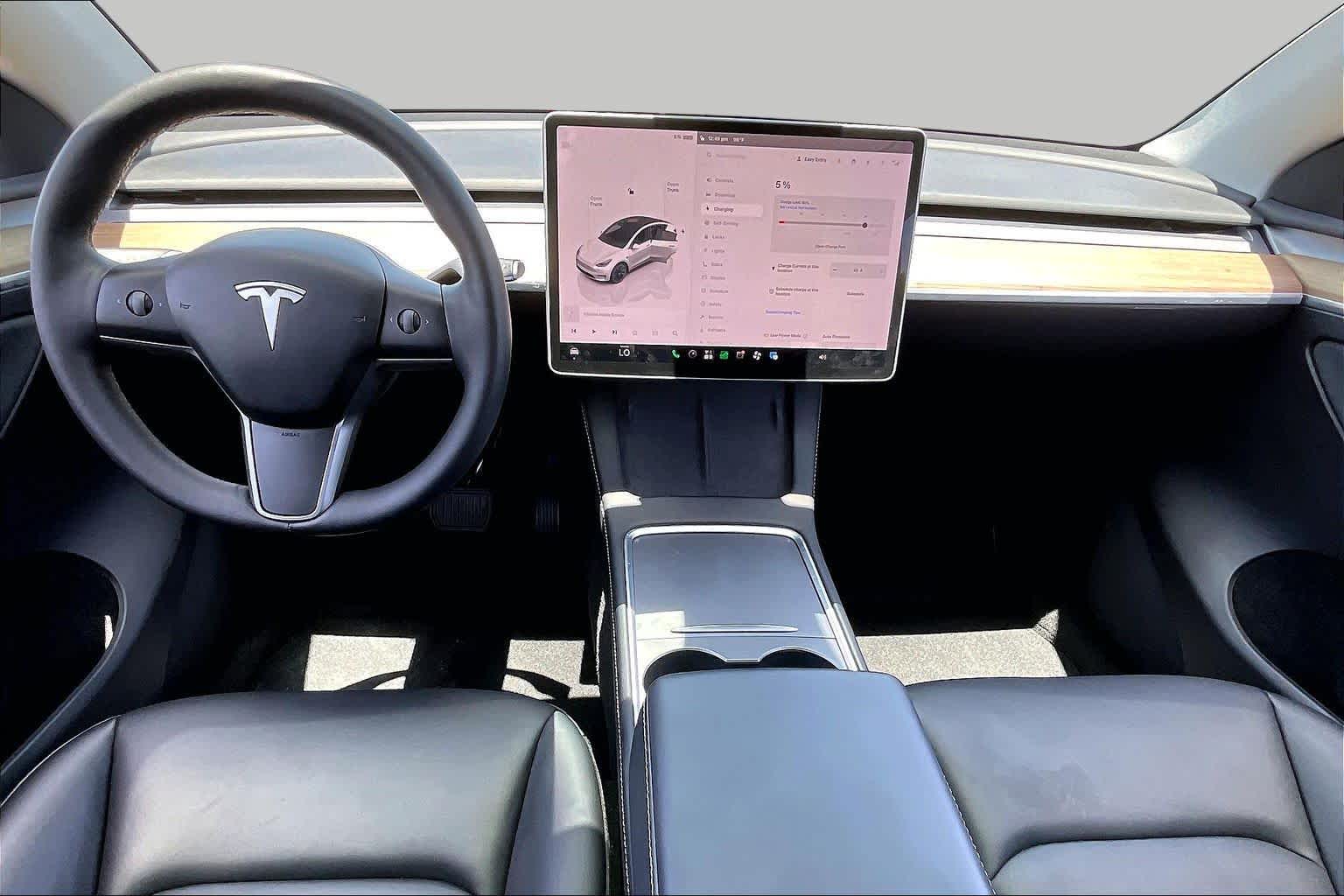 2023 Tesla Model Y  Pearl White Multi-Coat at Lexus Southwest Houston