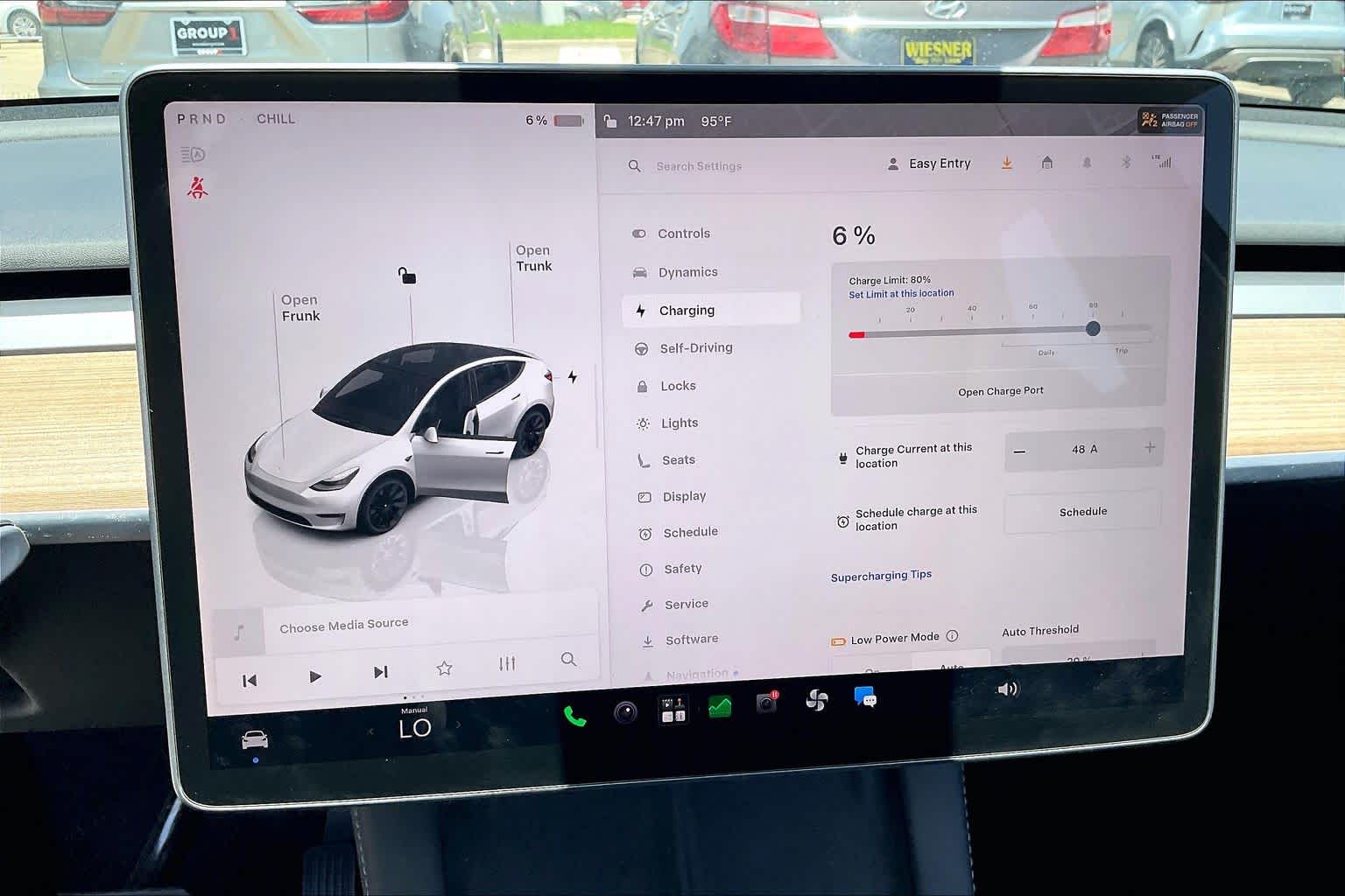 2023 Tesla Model Y  Pearl White Multi-Coat at Lexus Southwest Houston