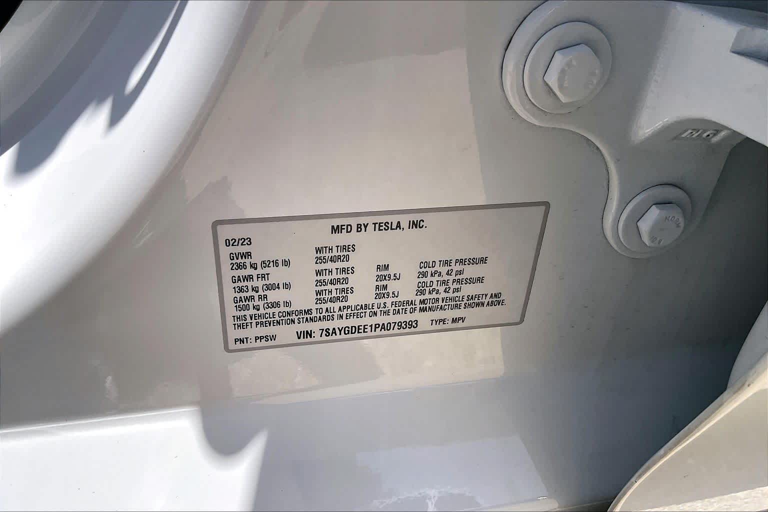 2023 Tesla Model Y  Pearl White Multi-Coat at Lexus Southwest Houston