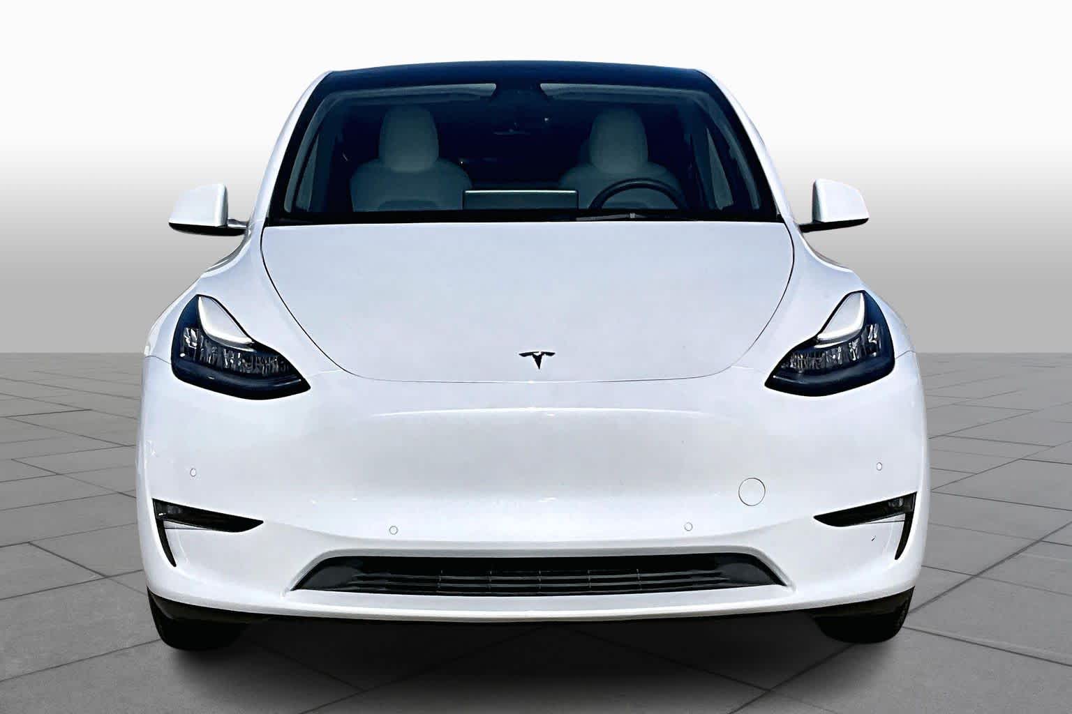 2022 Tesla Model Y Long Range Pearl White Multi-Coat at AutoNation USA Houston