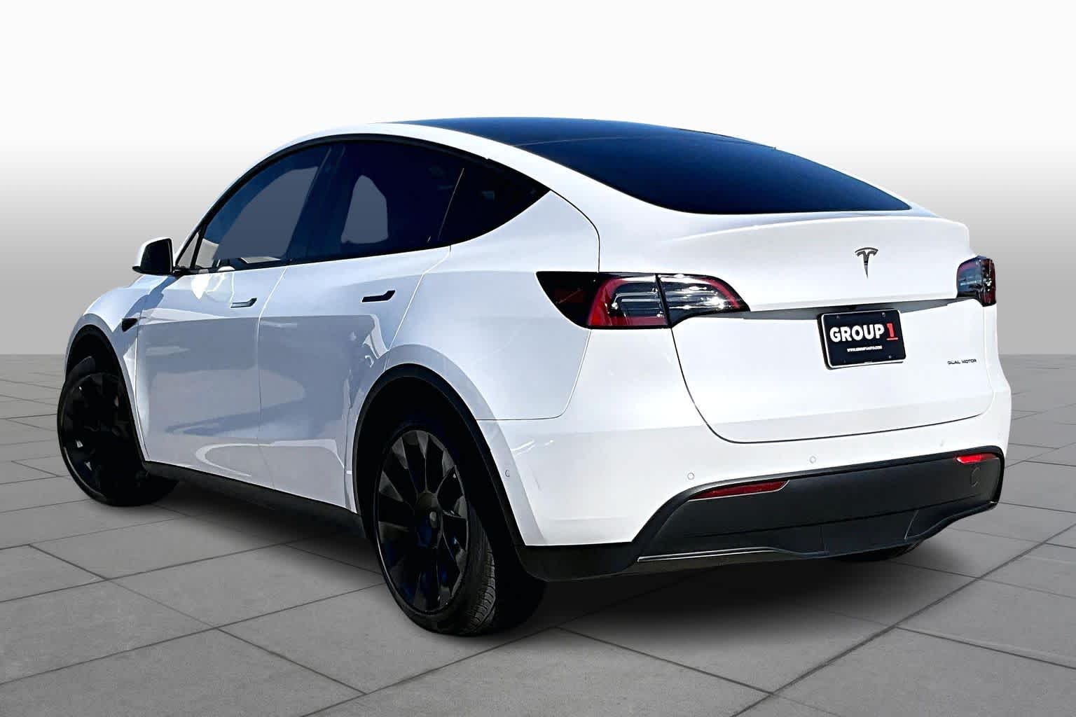 2022 Tesla Model Y Long Range Pearl White Multi-Coat at AutoNation USA Houston