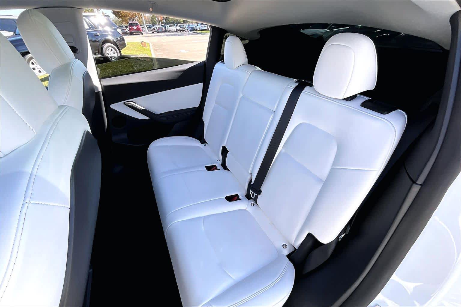 2022 Tesla Model Y Long Range Pearl White Multi-Coat at AutoNation USA Houston