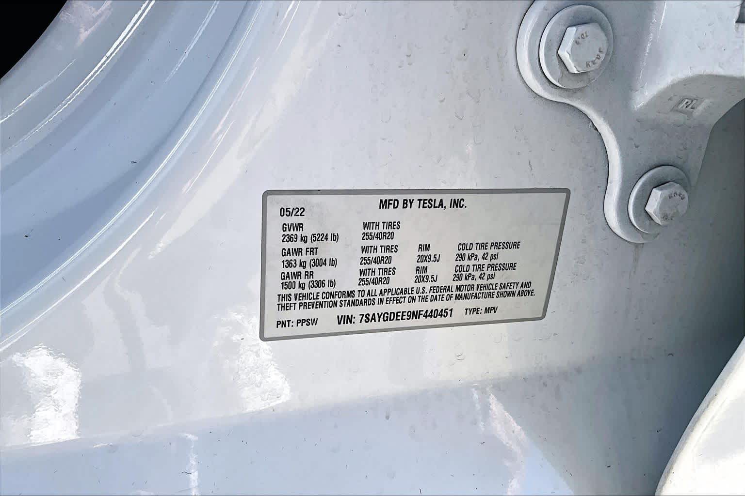 2022 Tesla Model Y Long Range Pearl White Multi-Coat at AutoNation USA Houston