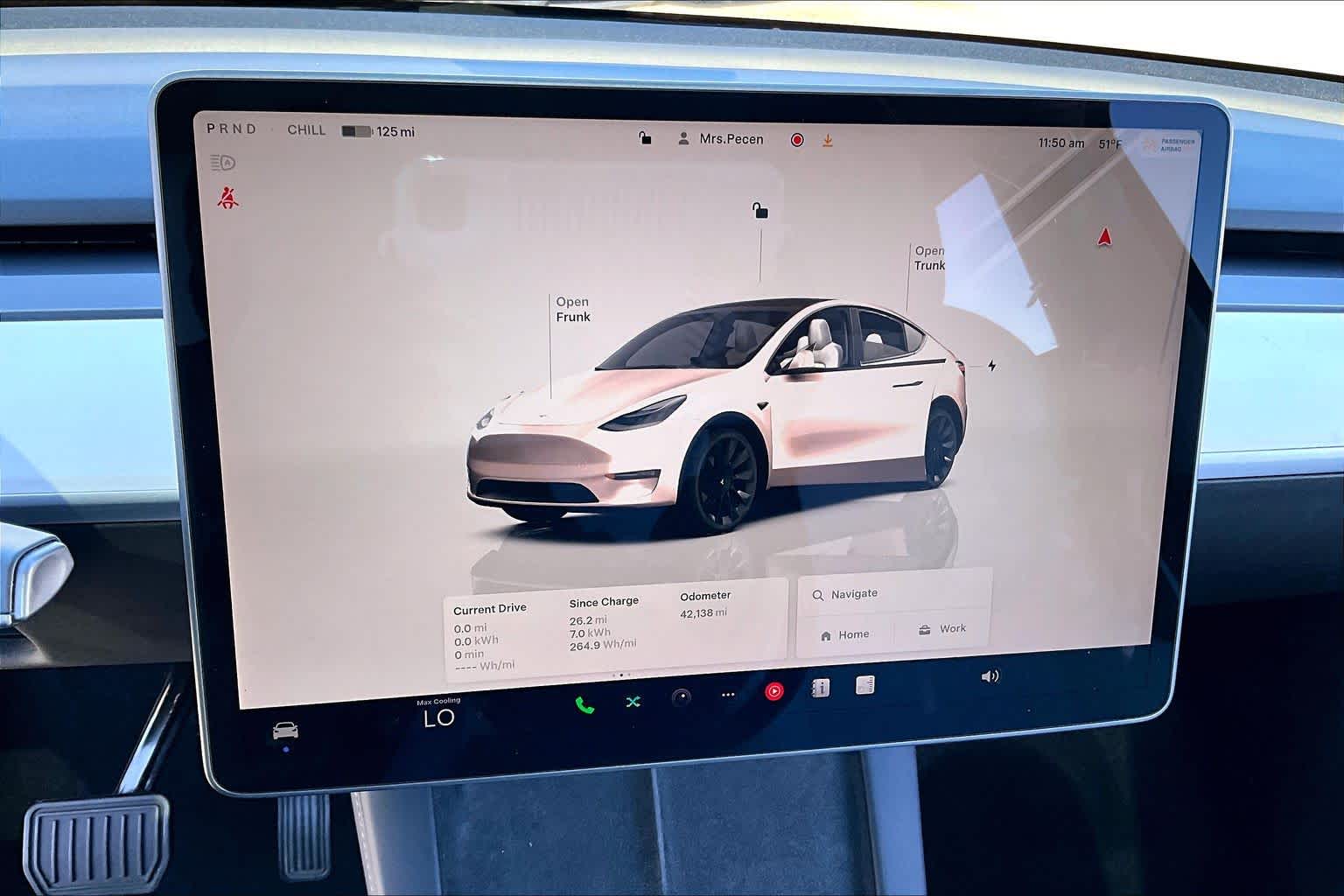 2022 Tesla Model Y Long Range Pearl White Multi-Coat at AutoNation USA Houston