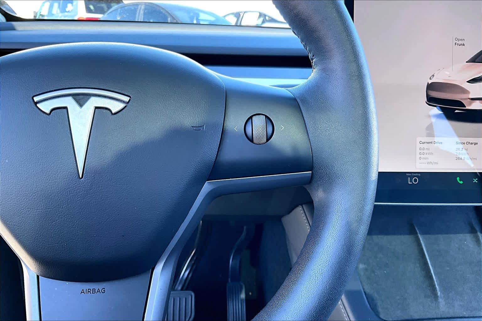 2022 Tesla Model Y Long Range Pearl White Multi-Coat at AutoNation USA Houston