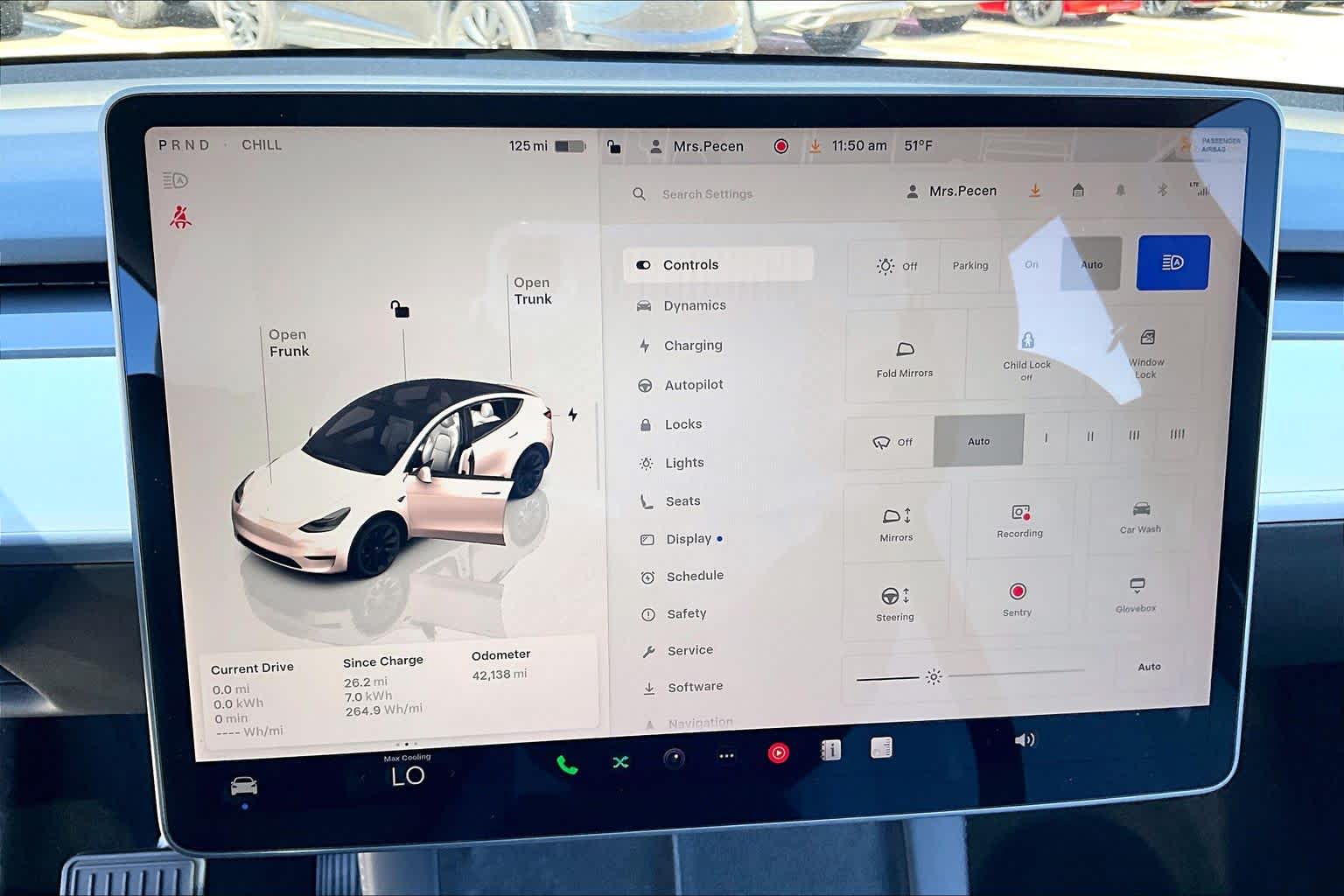 2022 Tesla Model Y Long Range Pearl White Multi-Coat at AutoNation USA Houston