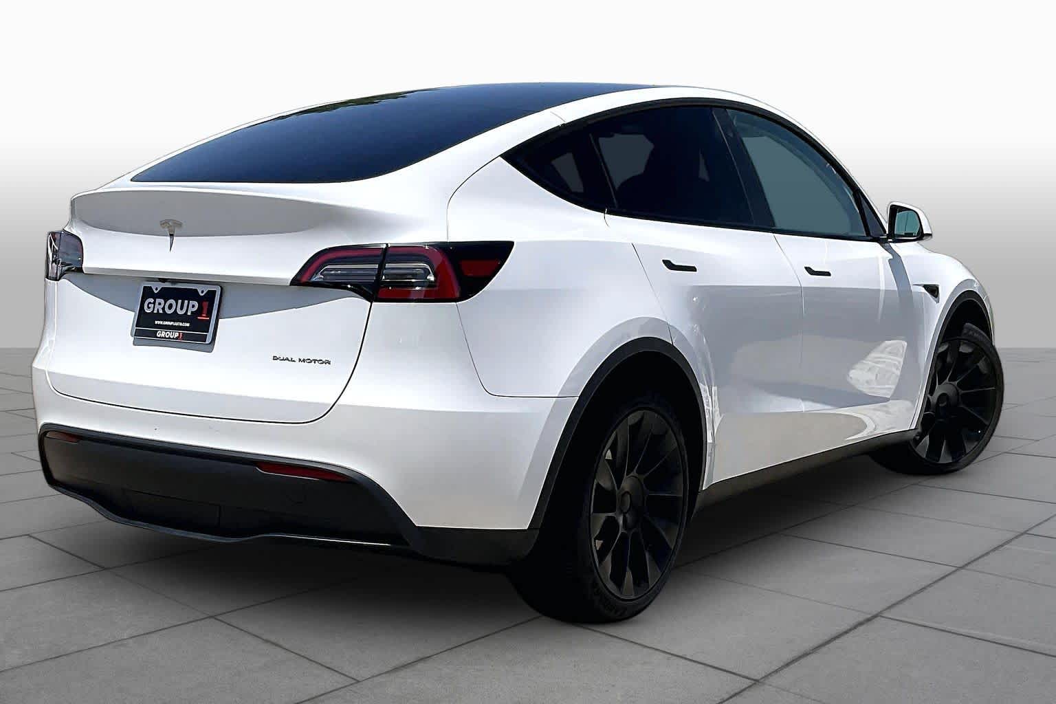 2023 Tesla Model Y Long Range Pearl White Multi-Coat at Lexus Southwest Houston