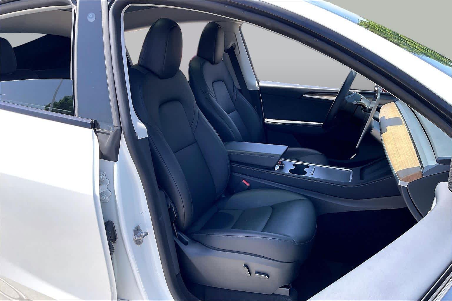 2023 Tesla Model Y Long Range Pearl White Multi-Coat at Lexus Southwest Houston