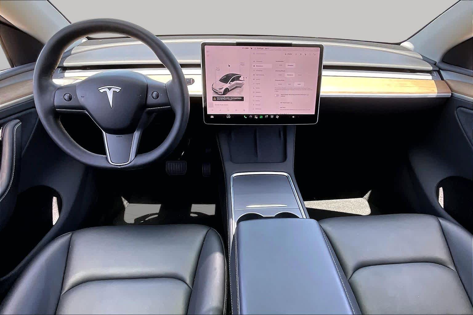 2023 Tesla Model Y Long Range Pearl White Multi-Coat at Lexus Southwest Houston