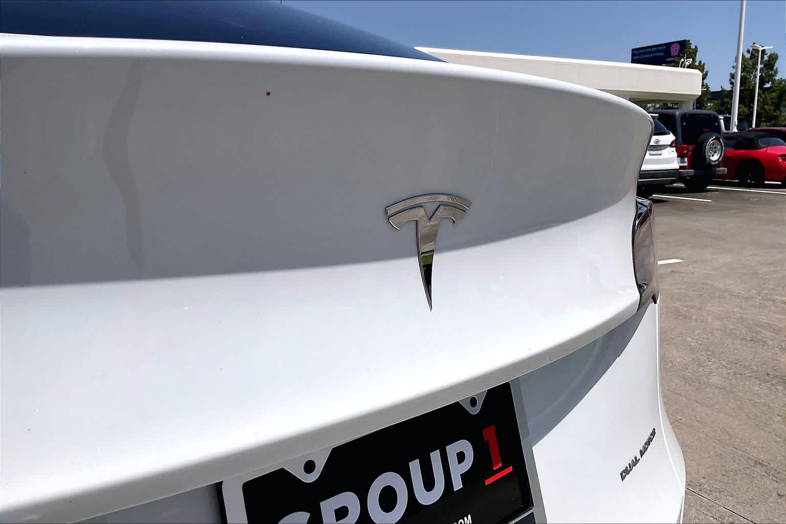 2023 Tesla Model Y Long Range Pearl White Multi-Coat at Lexus Southwest Houston