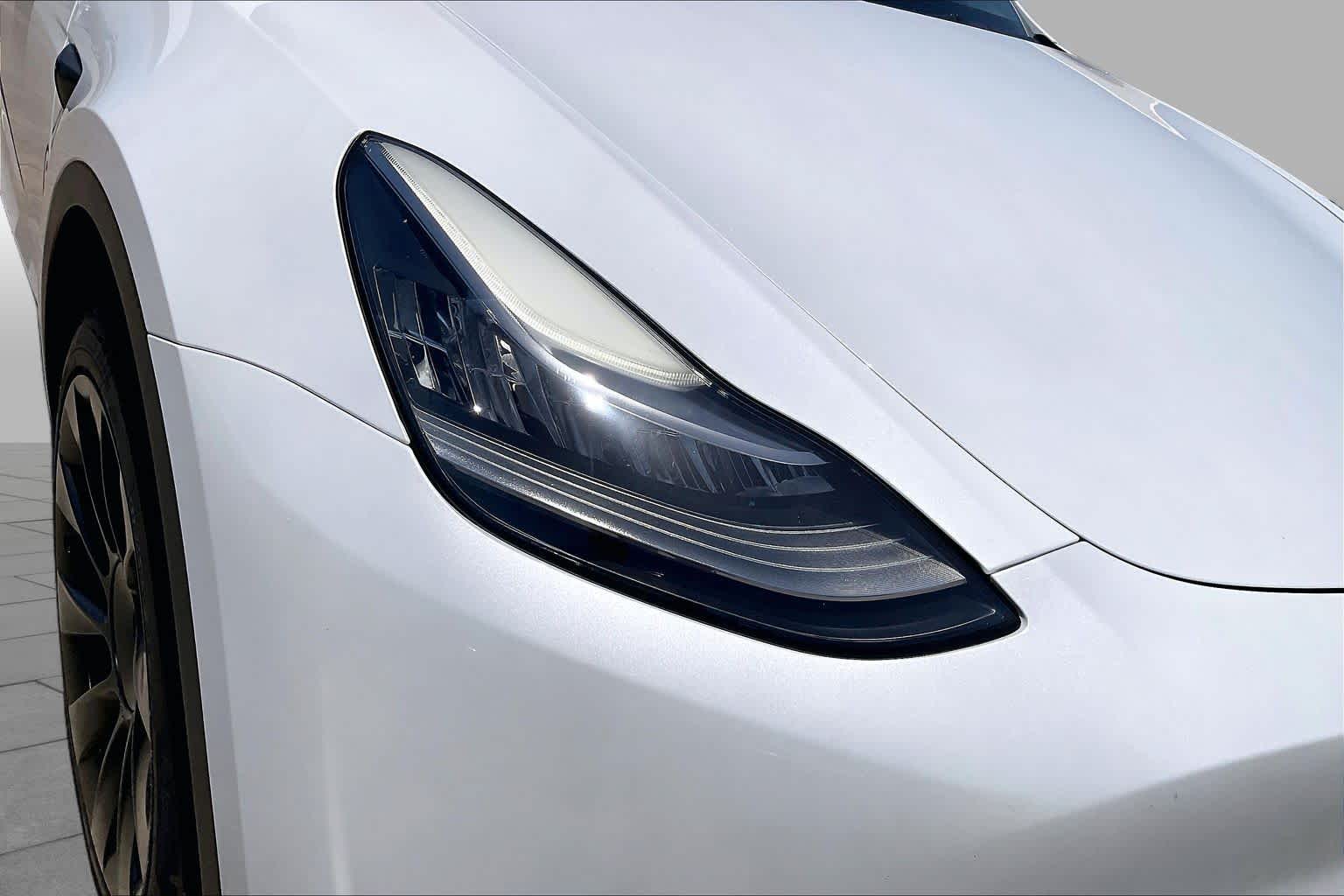 2023 Tesla Model Y Long Range Pearl White Multi-Coat at Lexus Southwest Houston