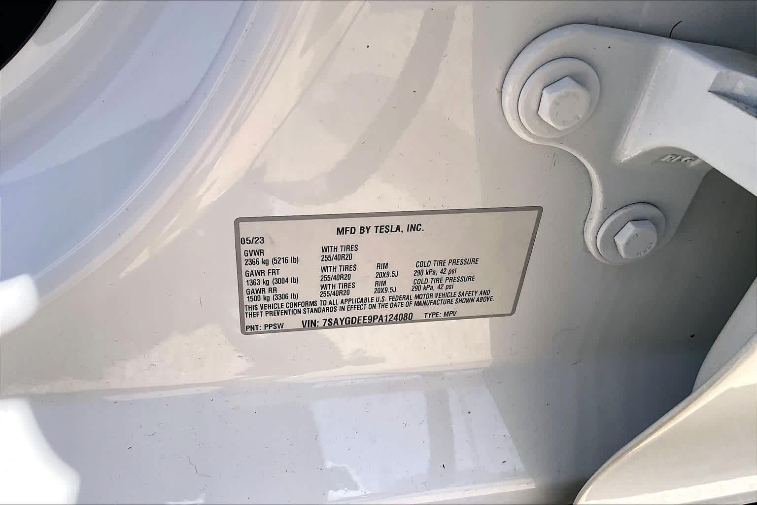2023 Tesla Model Y Long Range Pearl White Multi-Coat at Lexus Southwest Houston