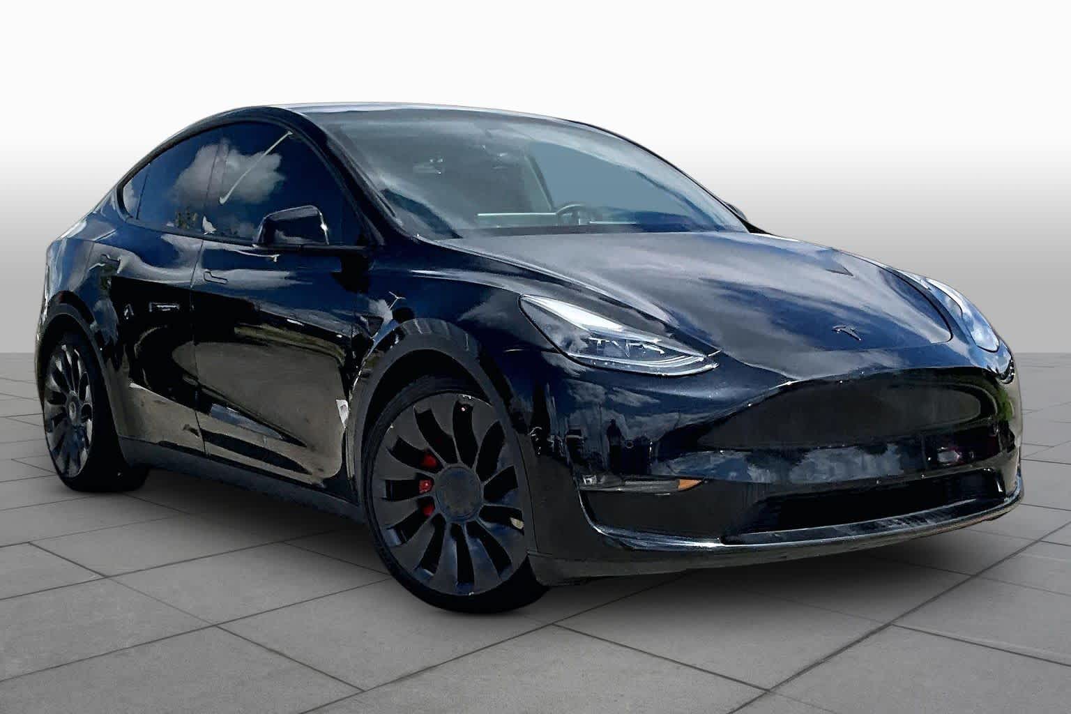 2022 Tesla Model Y Performance Solid Black at Lexus Southwest Houston