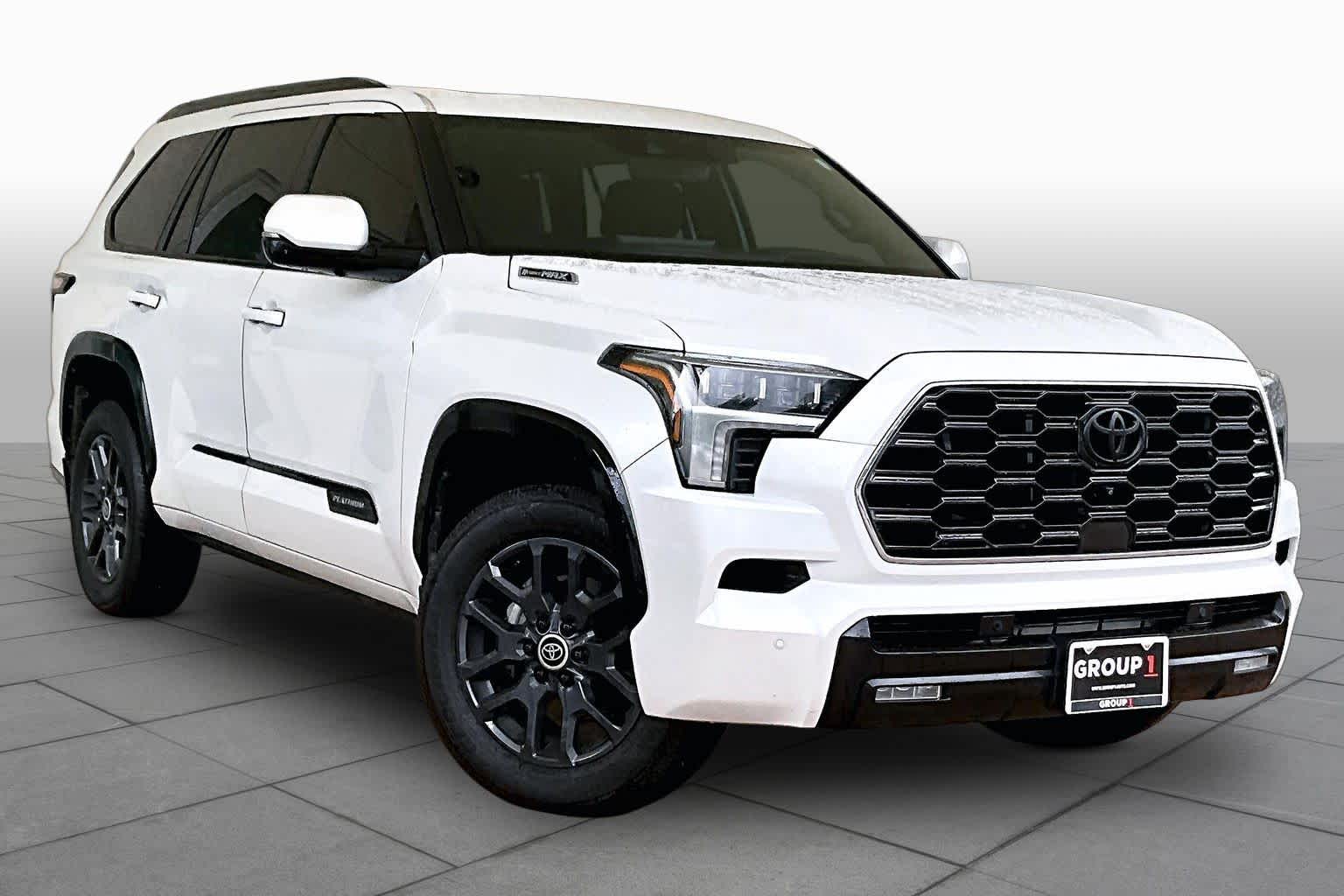 2024 Toyota Sequoia Platinum Wind Chill Pearl at Sterling McCall Nissan