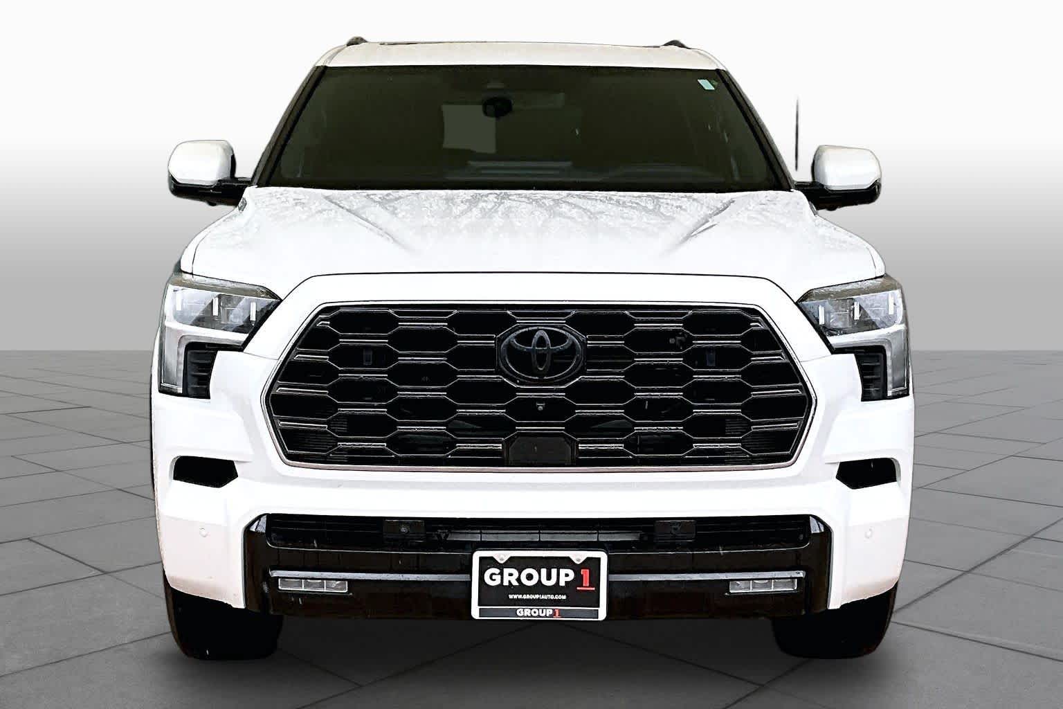2024 Toyota Sequoia Platinum Wind Chill Pearl at Sterling McCall Nissan