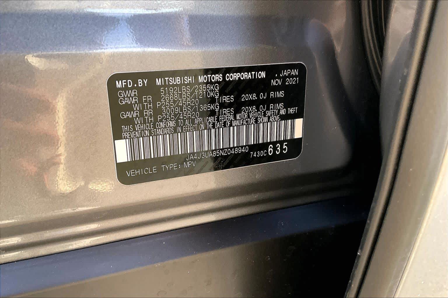 2022 Mitsubishi Outlander SE Mercury Gray Metallic at HGreg Houston