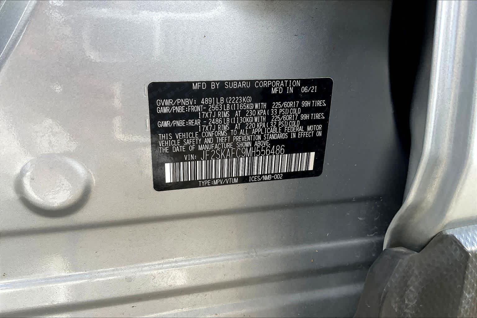 2021 Subaru Forester Premium Ice Silver Metallic at AutoNation USA Houston