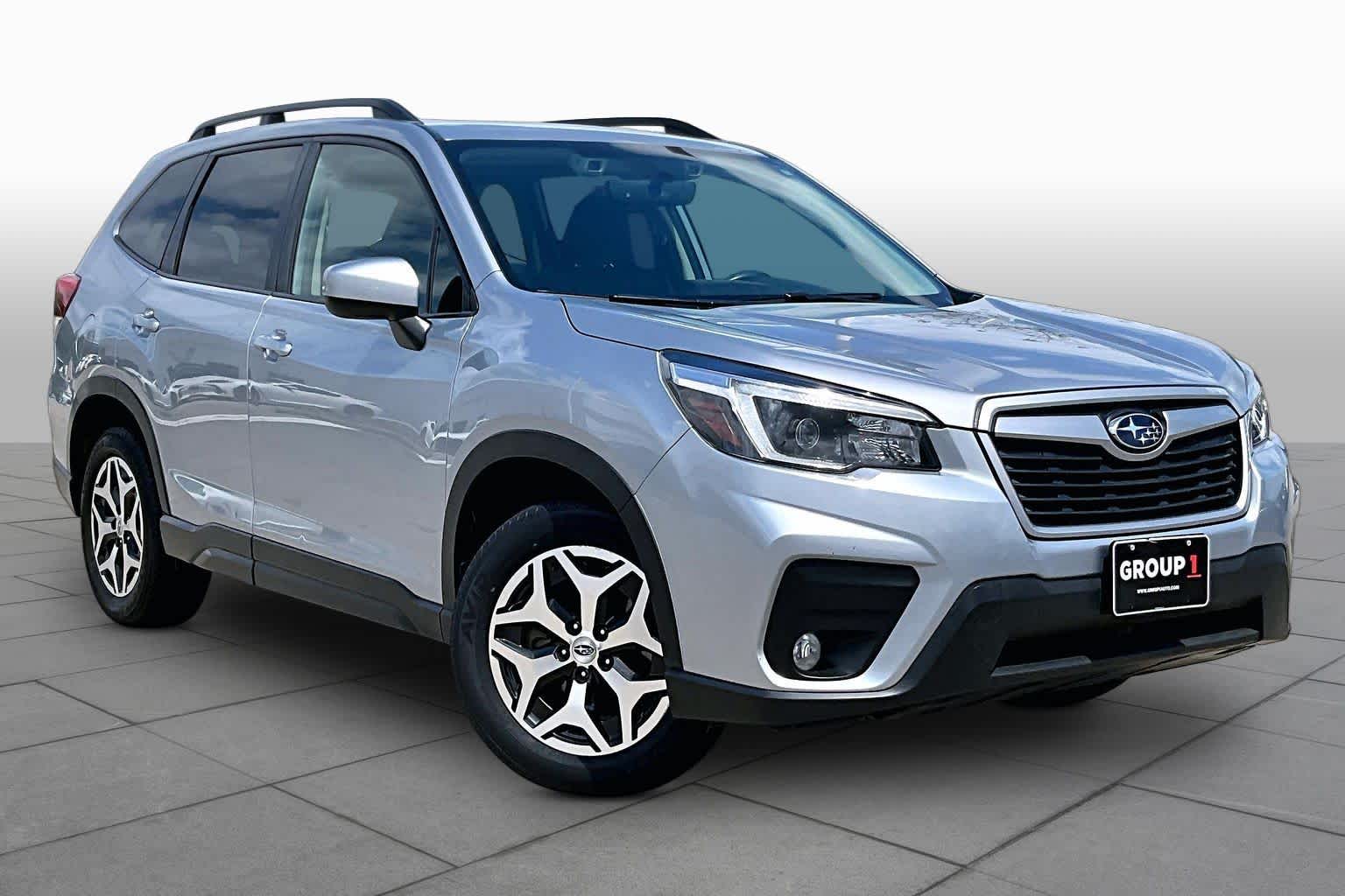 2021 Subaru Forester Premium Ice Silver Metallic at Group 1 GMC Buick South