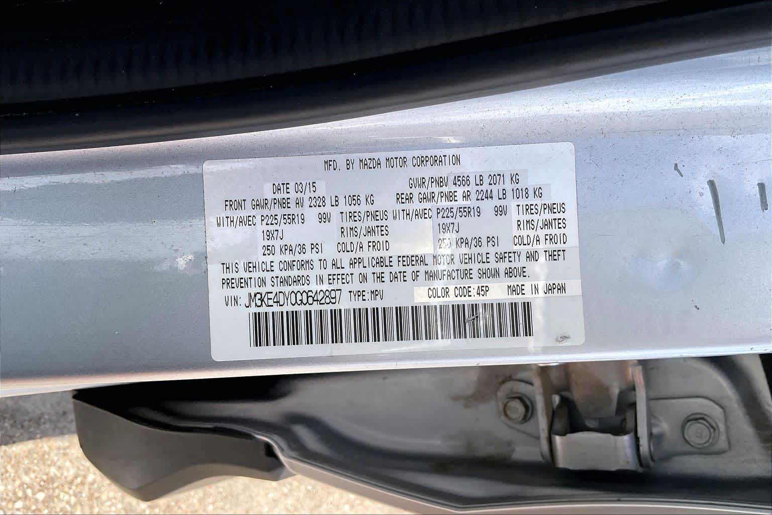 2016 Mazda CX-5 Grand Touring Sonic Silver Metallic at AutoNation USA Houston