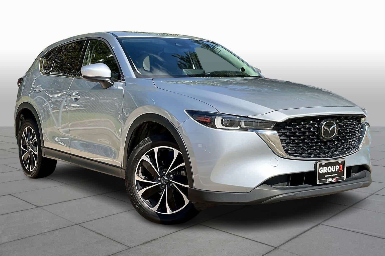 2022 Mazda CX-5 2.5 S Premium Plus Package Sonic Silver Metallic at AutoNation Chevrolet Gulf Fwy