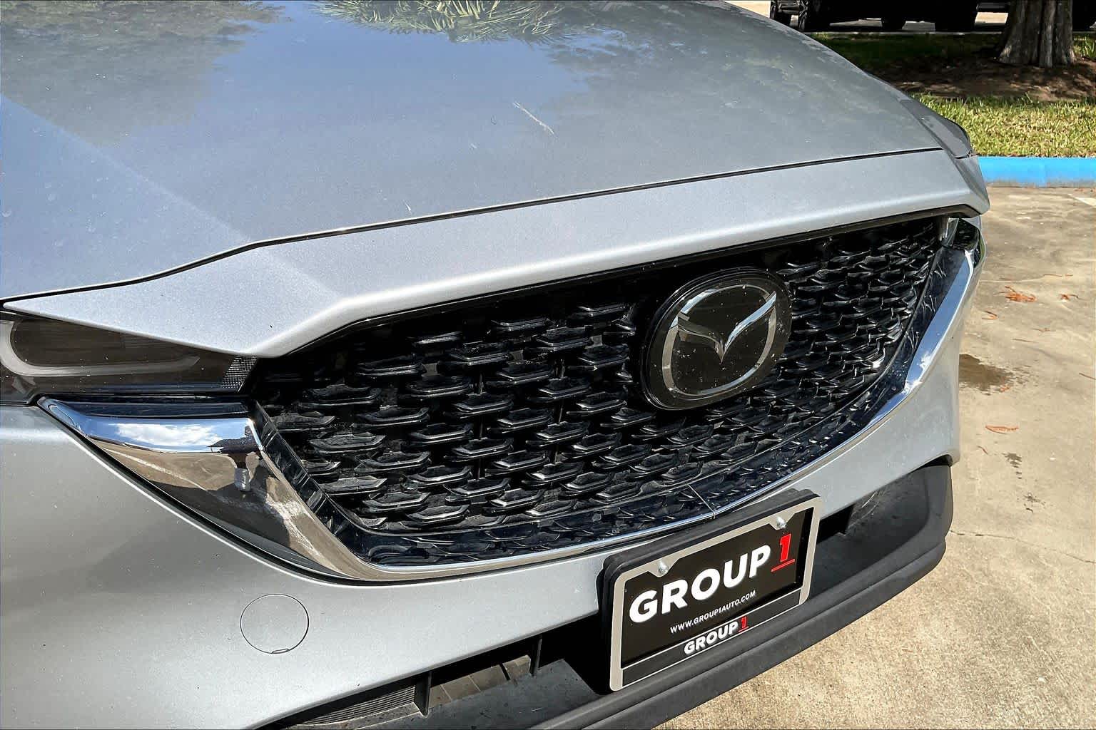 2022 Mazda CX-5 2.5 S Premium Plus Package Sonic Silver Metallic at AutoNation Chevrolet Gulf Fwy