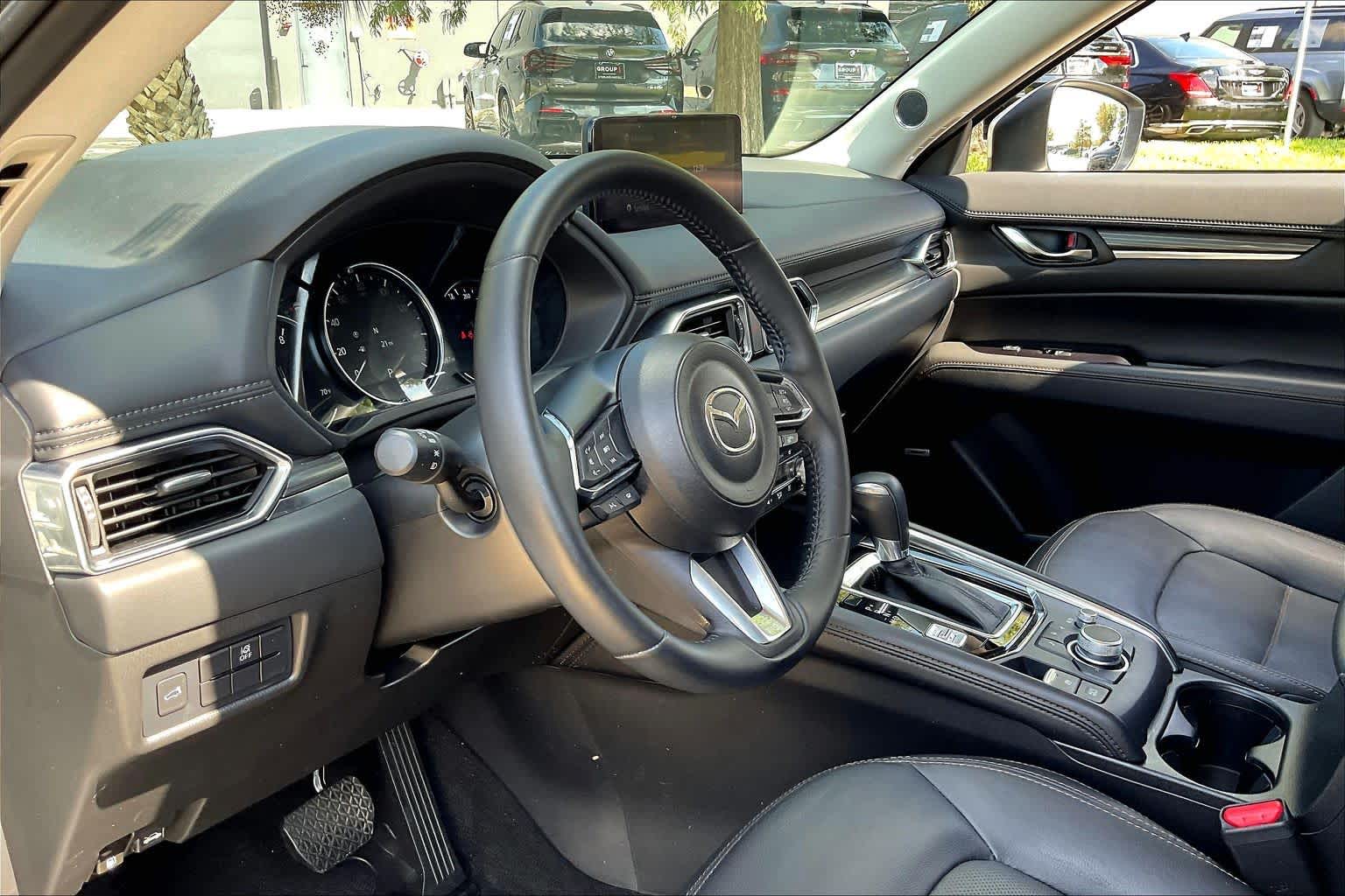 2022 Mazda CX-5 2.5 S Premium Plus Package Sonic Silver Metallic at AutoNation Chevrolet Gulf Fwy