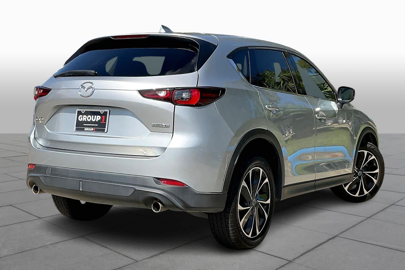 2022 Mazda CX-5 2.5 S Premium Plus Package Sonic Silver Metallic at AutoNation Chevrolet Gulf Fwy