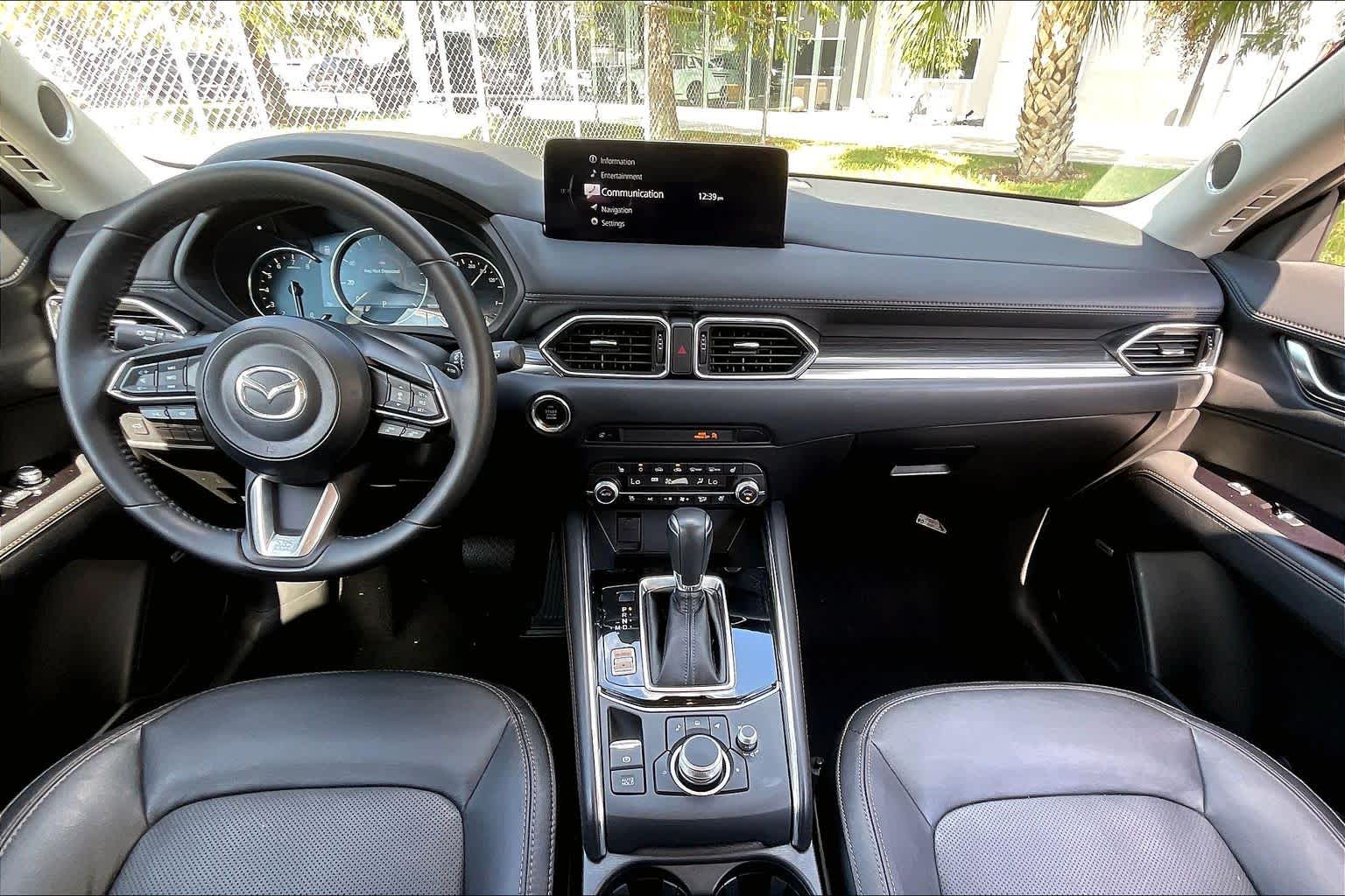 2022 Mazda CX-5 2.5 S Premium Plus Package Sonic Silver Metallic at AutoNation Chevrolet Gulf Fwy