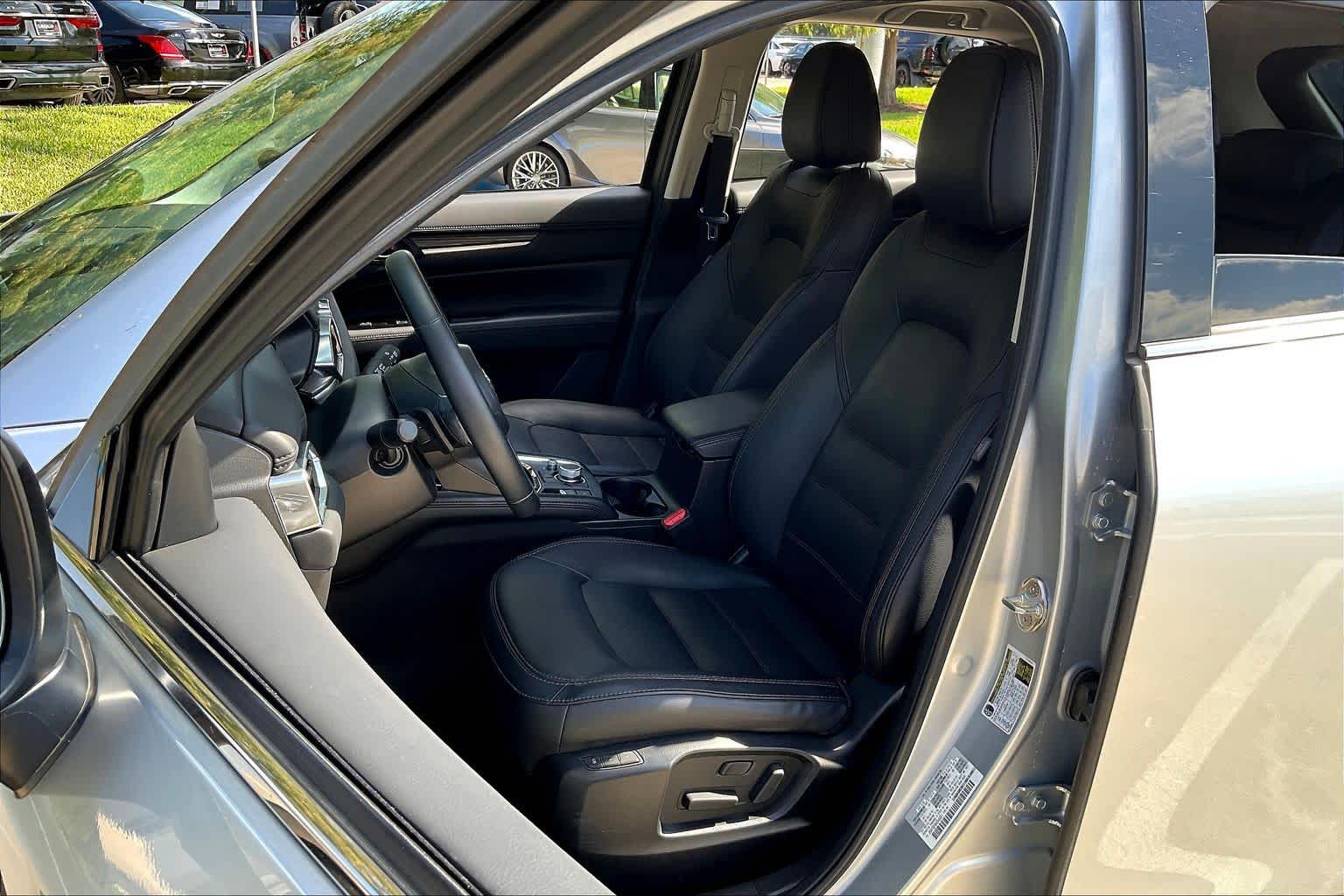 2022 Mazda CX-5 2.5 S Premium Plus Package Sonic Silver Metallic at AutoNation Chevrolet Gulf Fwy