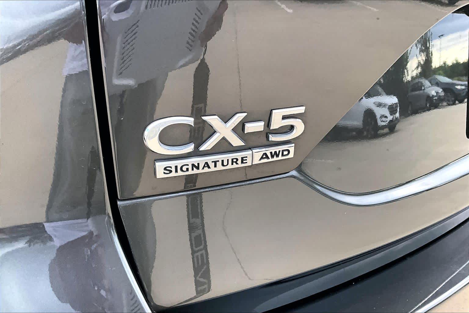 2023 Mazda CX-5 2.5 Turbo Signature Machine Gray Metallic at Tomball Ford