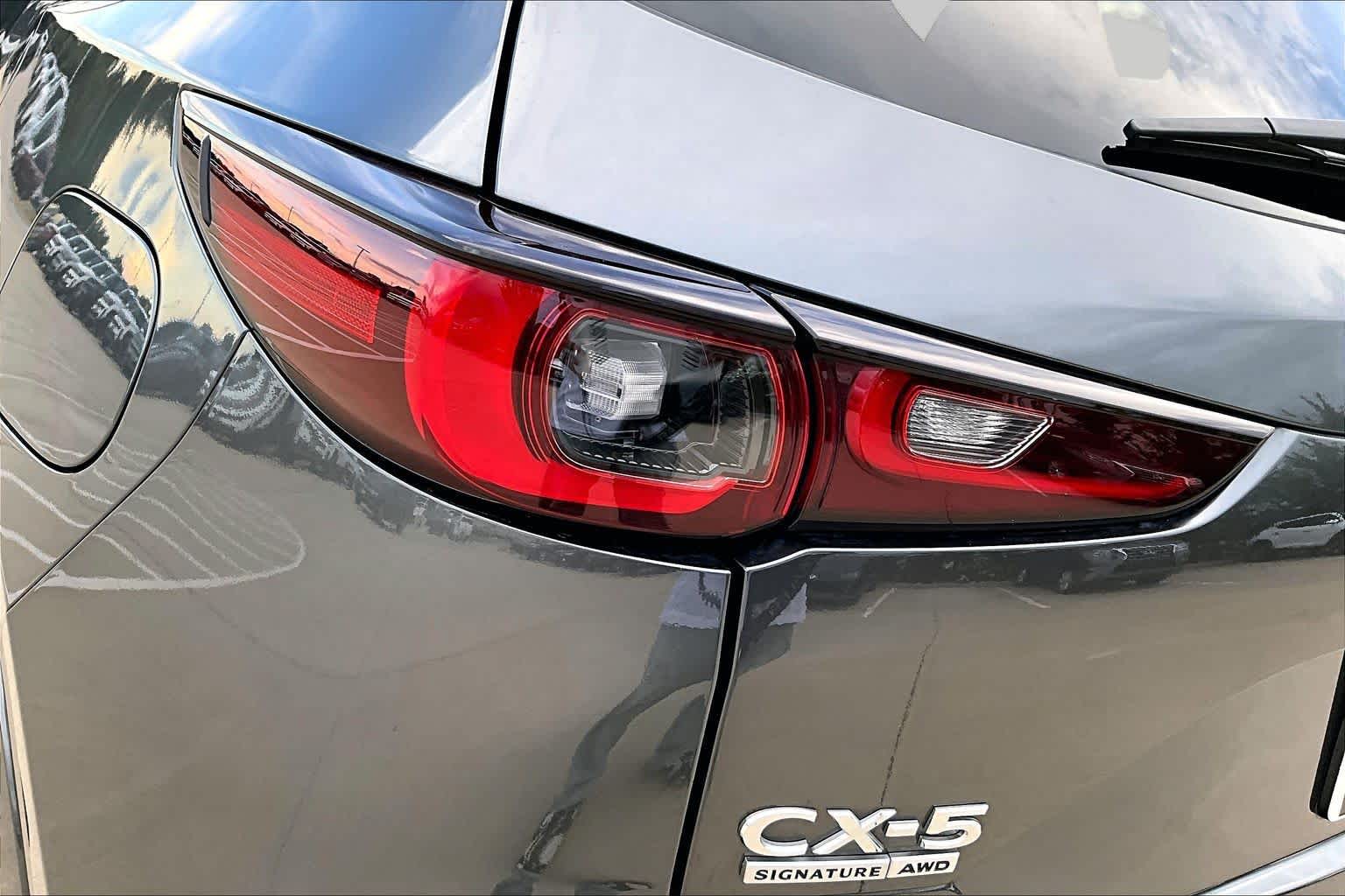 2023 Mazda CX-5 2.5 Turbo Signature Machine Gray Metallic at Tomball Ford