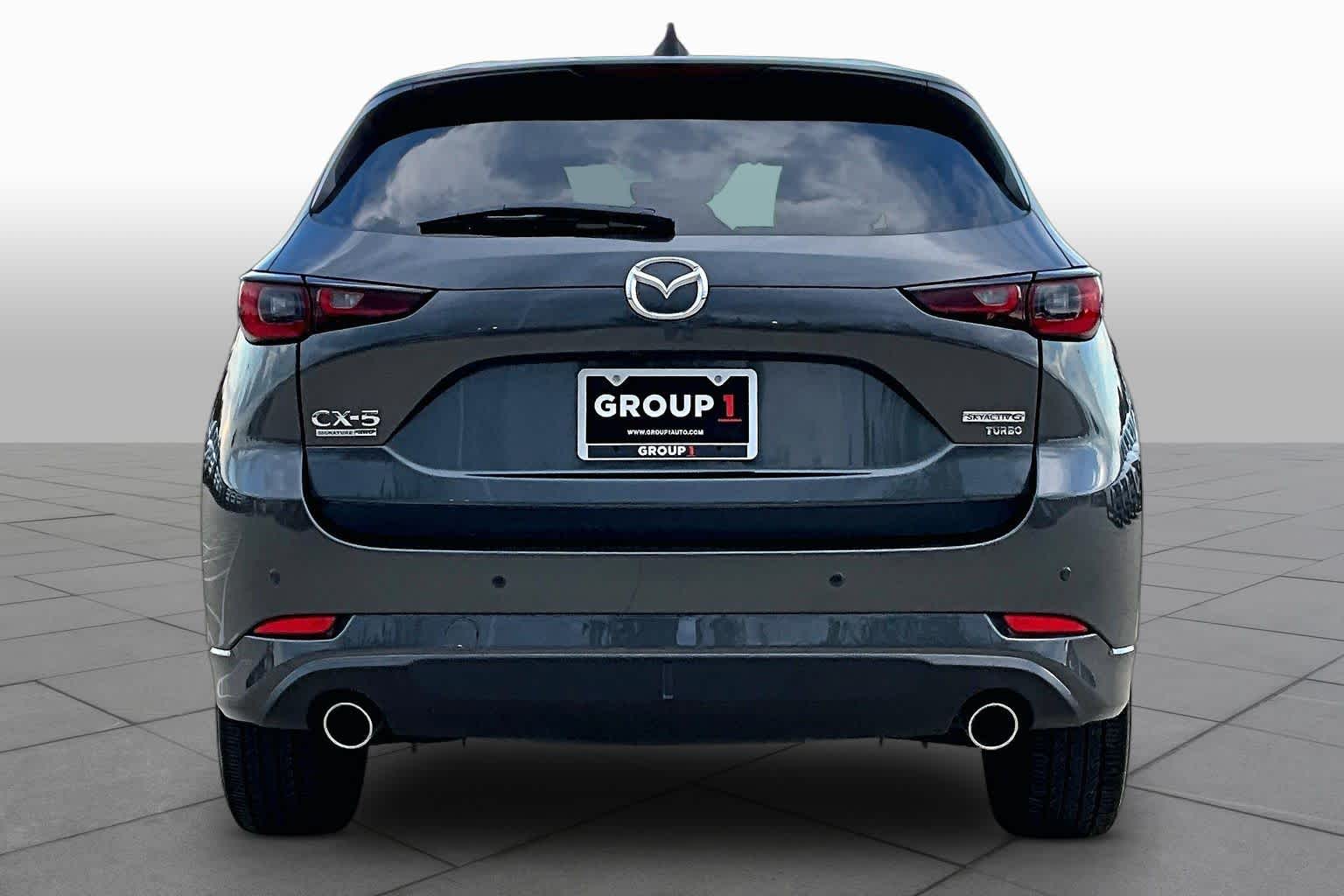 2023 Mazda CX-5 2.5 Turbo Signature Machine Gray Metallic at Tomball Ford