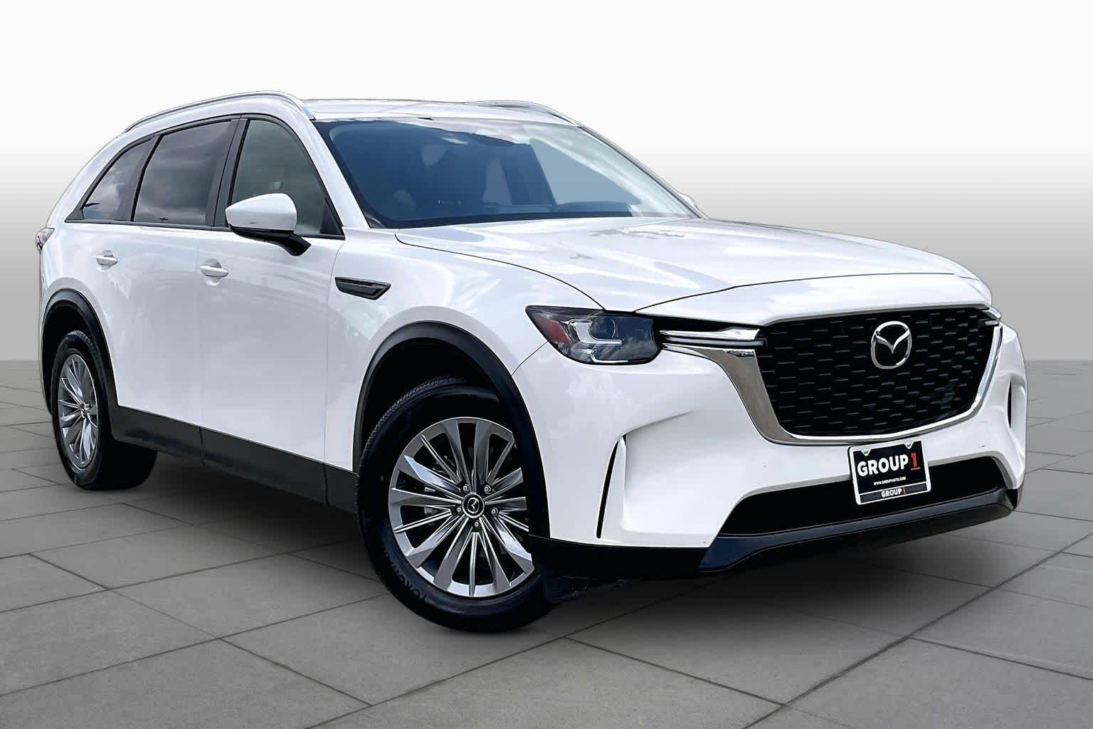 2024 Mazda CX-90 3.3 Turbo Select Rhodium White Premium at AutoNation Chrysler Jeep Dodge Ram Spring