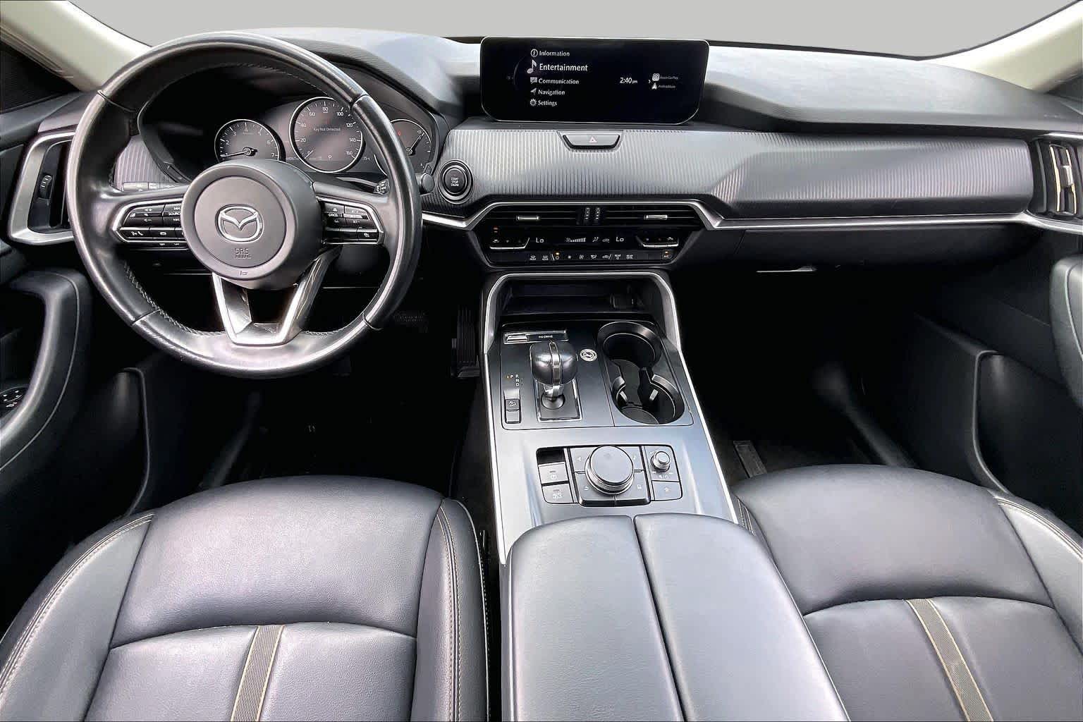2024 Mazda CX-90 3.3 Turbo Select Rhodium White Premium at AutoNation Chrysler Jeep Dodge Ram Spring