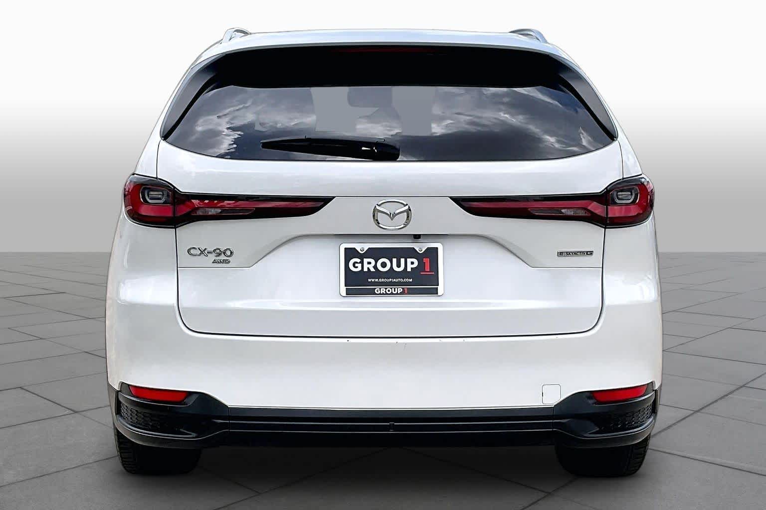 2024 Mazda CX-90 3.3 Turbo Select Rhodium White Premium at AutoNation Chrysler Jeep Dodge Ram Spring
