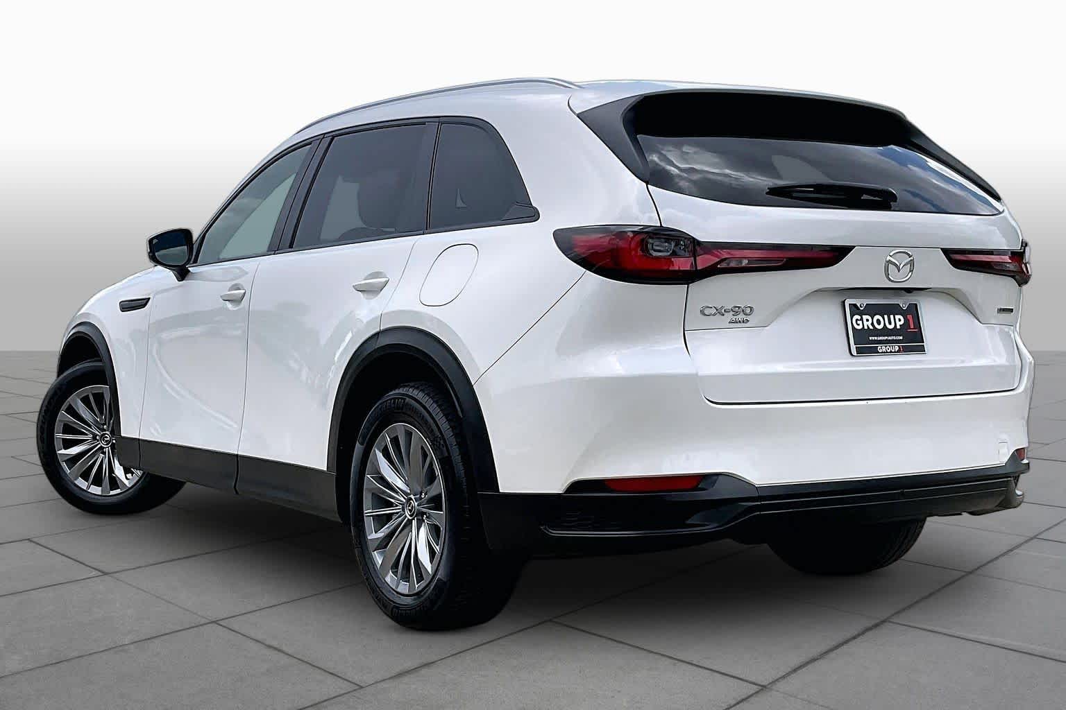 2024 Mazda CX-90 3.3 Turbo Select Rhodium White Premium at AutoNation Chrysler Jeep Dodge Ram Spring