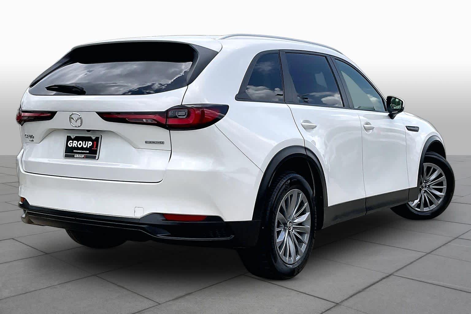 2024 Mazda CX-90 3.3 Turbo Select Rhodium White Premium at AutoNation Chrysler Jeep Dodge Ram Spring