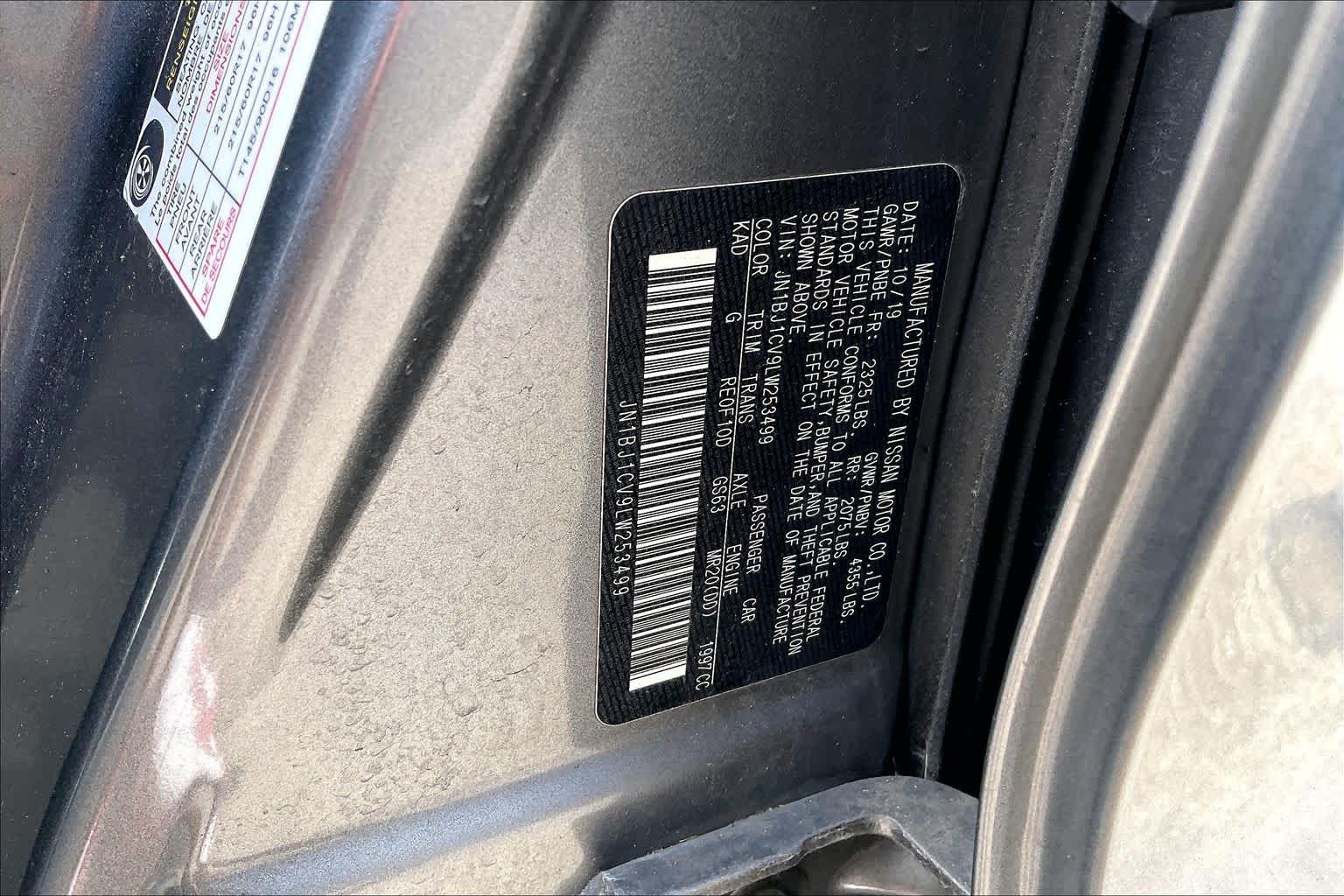 2020 Nissan Rogue Sport SV Gun Metallic at HGreg Houston