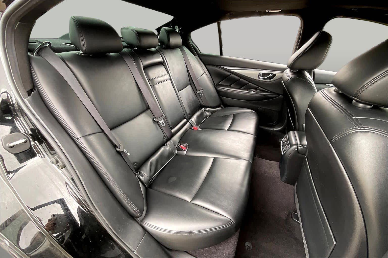 2021 INFINITI Q50 3.0t LUXE Black Obsidian at Sterling McCall Nissan
