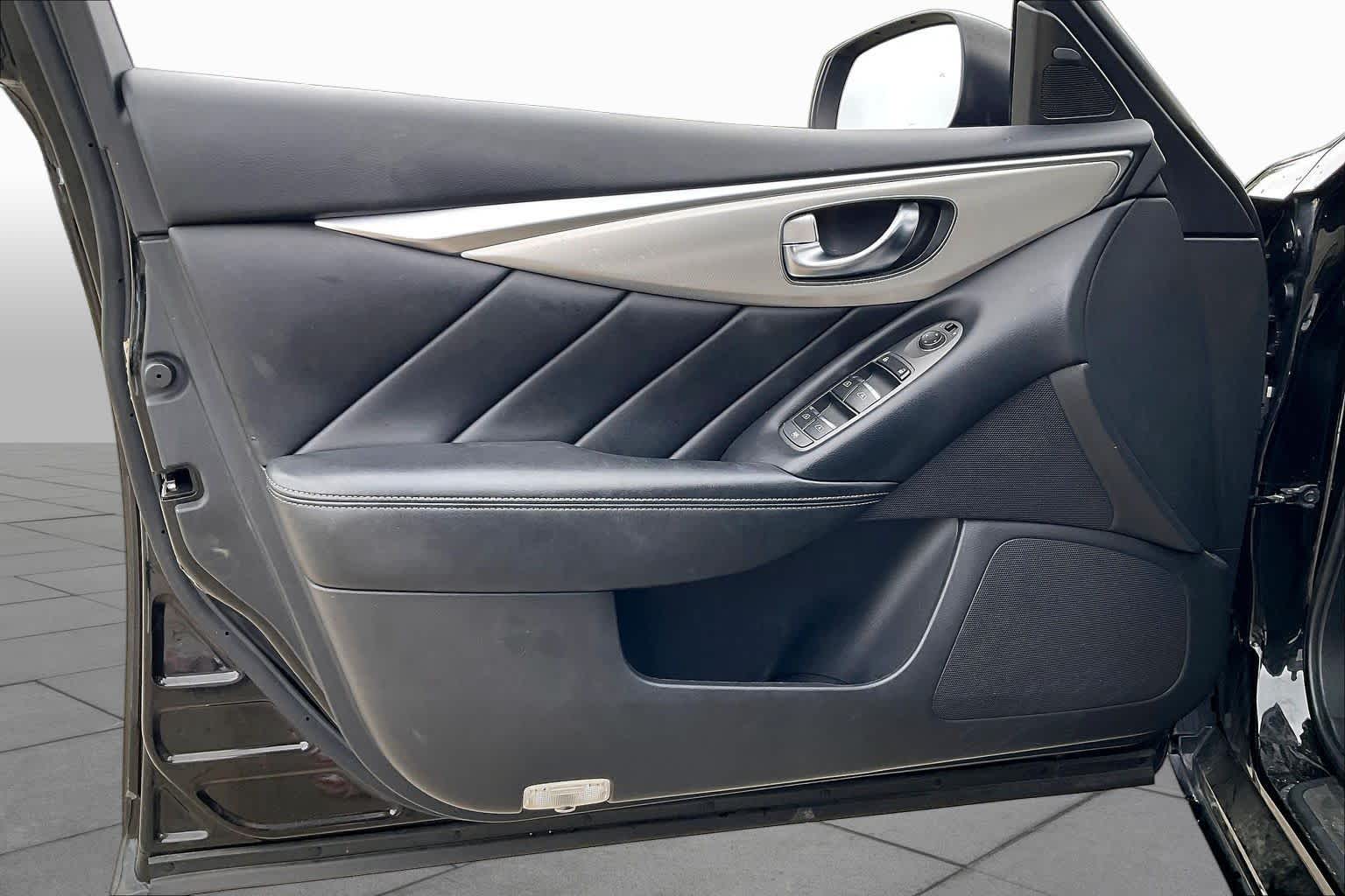 2021 INFINITI Q50 3.0t LUXE Black Obsidian at Sterling McCall Nissan