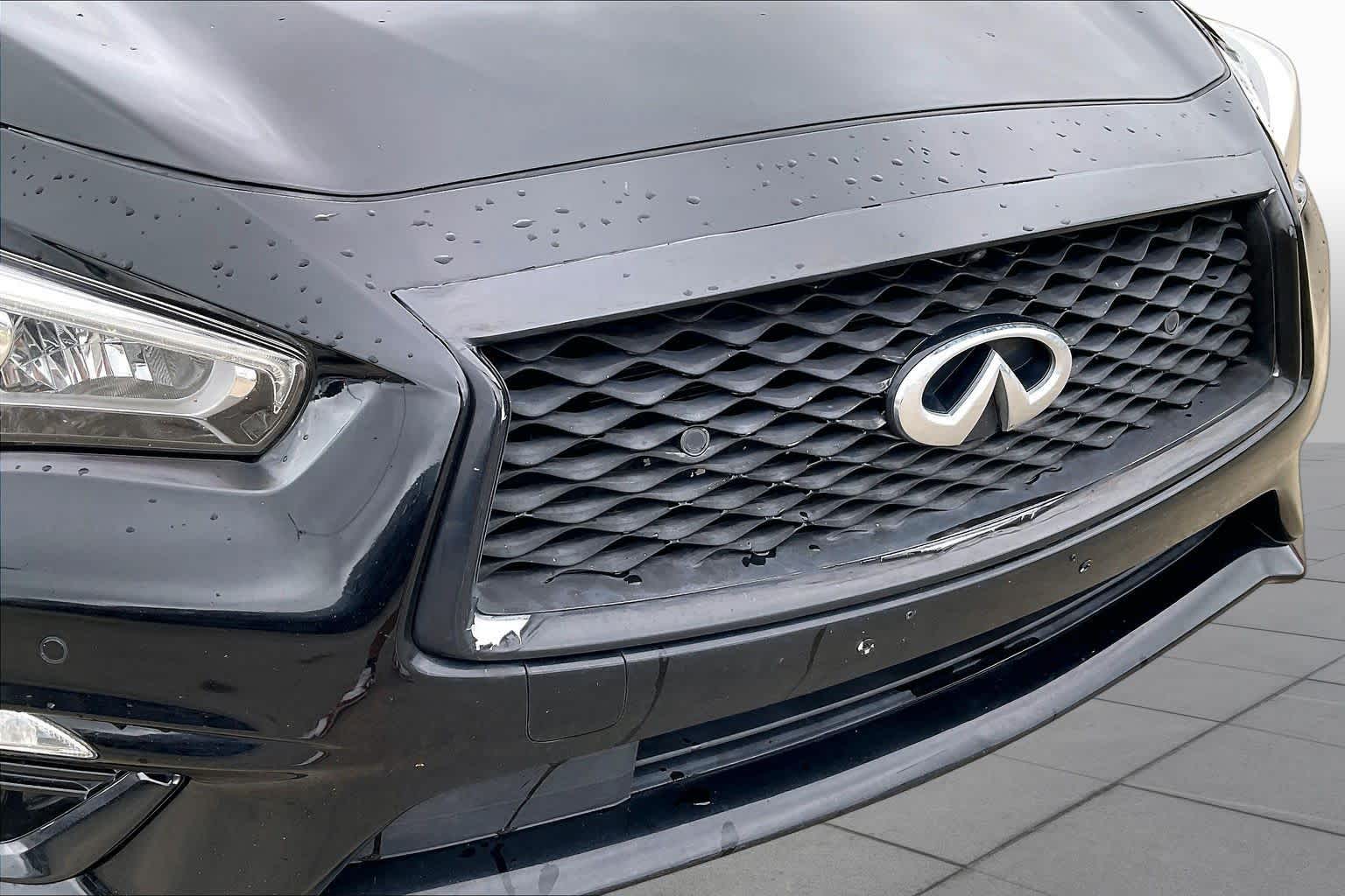 2021 INFINITI Q50 3.0t LUXE Black Obsidian at Sterling McCall Nissan