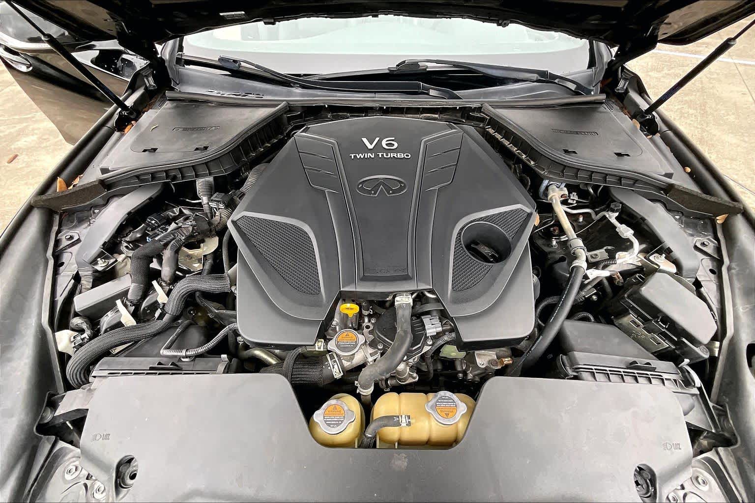 2021 INFINITI Q50 3.0t LUXE Black Obsidian at Sterling McCall Nissan