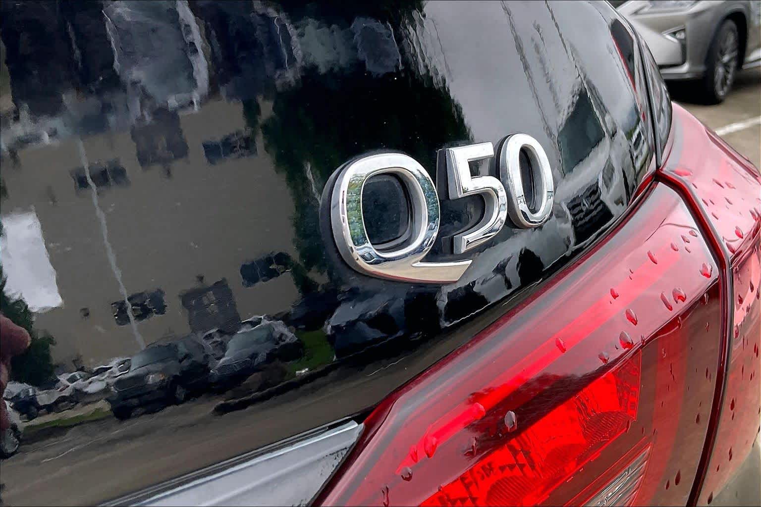 2021 INFINITI Q50 3.0t LUXE Black Obsidian at Sterling McCall Nissan