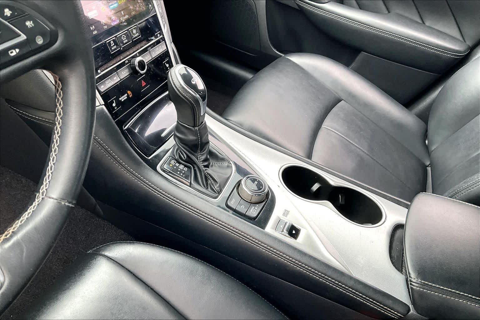 2021 INFINITI Q50 3.0t LUXE Black Obsidian at Sterling McCall Nissan