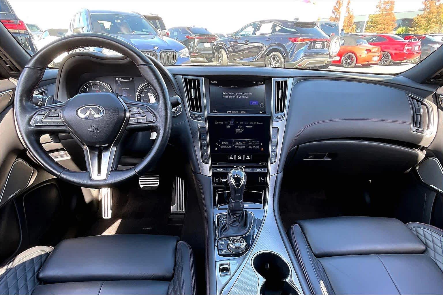 2018 INFINITI Q50 RED SPORT 400 Midnight Black at Mac Haik Ford