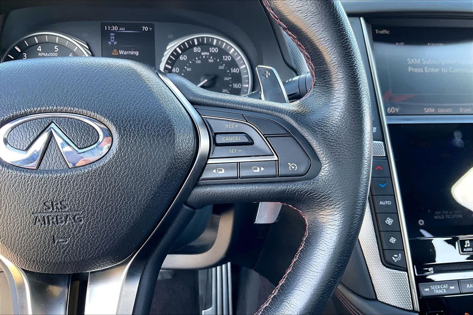 2018 INFINITI Q50 RED SPORT 400 Midnight Black at Mac Haik Ford