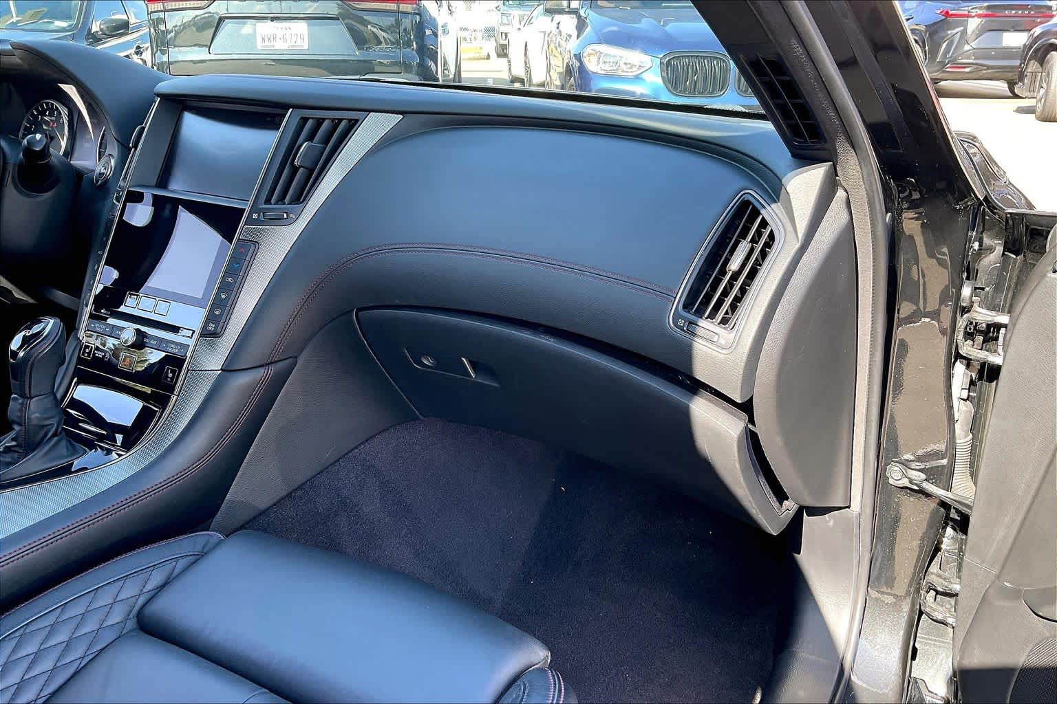 2018 INFINITI Q50 RED SPORT 400 Midnight Black at Mac Haik Ford